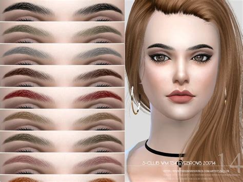 Eyebrows 15 Swatches Hope You Like Thanks Found In Tsr Category