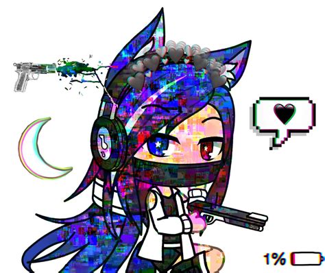 Gacha Life Wolf Girl Galaxy