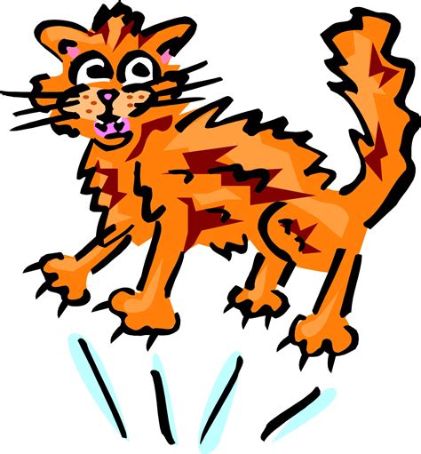 Scared Cartoon Cat Pictures Clipart Best