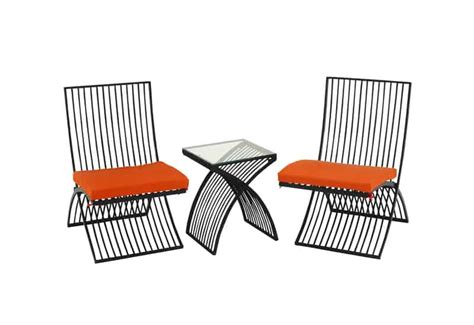 Devoko 4 pieces patio furniture set outdoor garden patio conversation sets poolside lawn chairs with glass coffee table porch furniture (brown). Balcony Chair and Table Design Ideas for Urban Outdoors