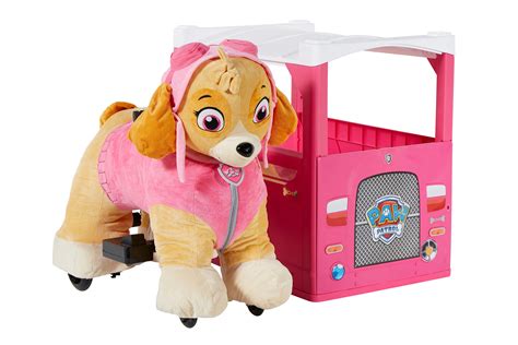 Paw Patrol 6 Volt Plush Paw Patrol Ride On With Pup House Chase