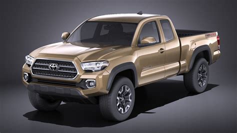 Toyota Tacoma Trd Off Road 2018 Vray 3d Cgtrader