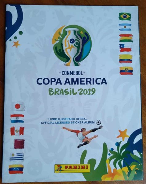 241m figurinhas panini conmebol copa américa 2019 album vazio casa do colecionador