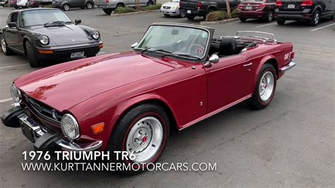 1976 Triumph Tr 6 Convertible Carmine Red Youtube