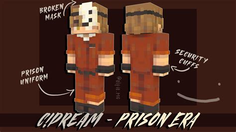 I Made A Cdream Minecraft Skin Prison Era Inspired By The Lore Last