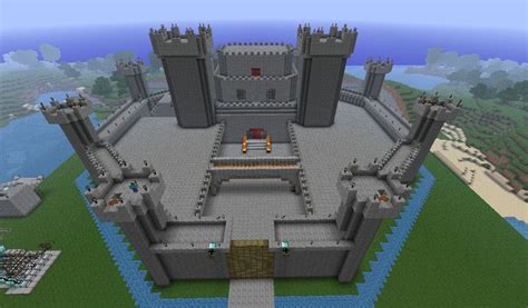 It's got some basic castle elements you can use in designing a larger fortress! minecraft mountain castle ideas - Google Search ...