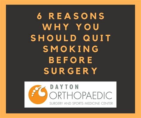 6 Reasons Why You Should Quit Smoking Before Surgery
