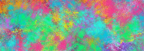 Neon Paint Splatter Background