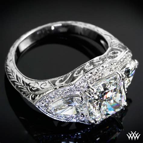 Custom jewelry and engagement ring design is a brilliant way to bring your creative vision to life. Custom 3 Stone Diamond Engagement Ring | 11103