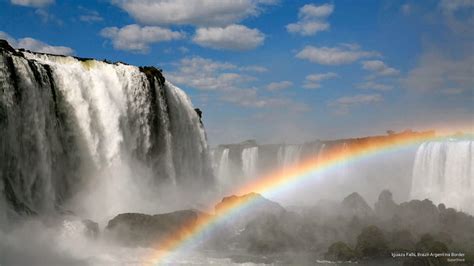 Hd Wallpaper Iguazu Falls Brazil Argentina Border Waterfalls