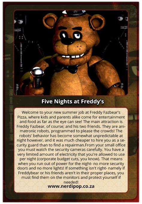 Fnaf Animatronics Explained Freddy Five Nights At Freddy S Facts