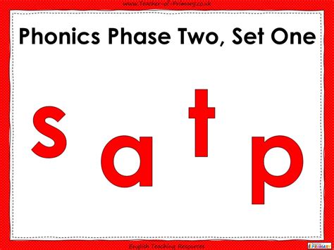 S A T P Letters And Sounds Phase 2 Set 1 Teaching Resources