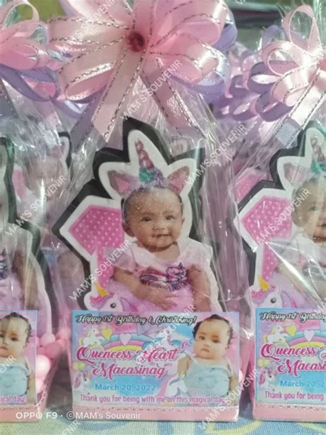 Unicorn Photo Standee Souvenir For Birthdaychristening Lazada Ph