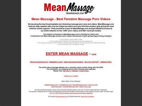 Mean Massage Porn Lookout