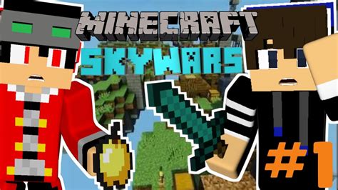 Minecraft Minigames 1 Noob Di Skywars Team V Feat