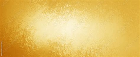 Yellow Gold Background With Abstract Texture Grunge Color Splash On