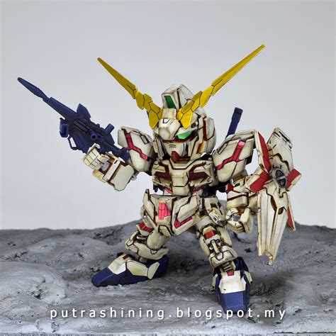 Sd Gundam Ex Standard Rx 0 Unicorn Gundam Destroy Mode Custom Weather