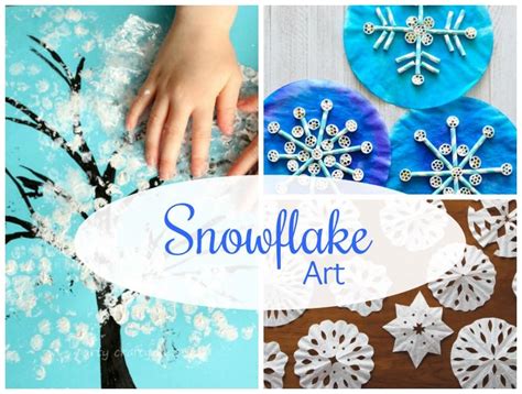 Gorgeous Snowflake Art Snowflakes Art Winter Crafts For Kids Winter
