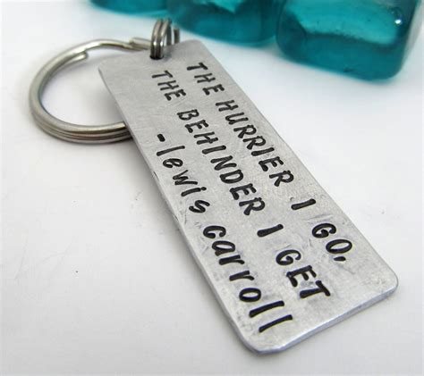 Hand Stamped Key Chain Personalized Keychain By Reginalynndesign