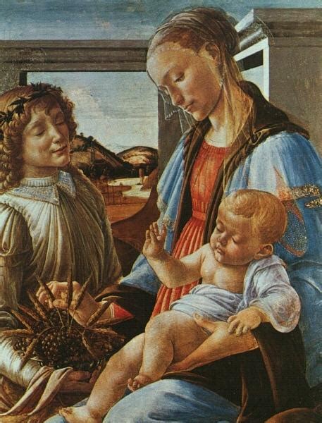Madonna And Child With An Angel 1470 Sandro Botticelli