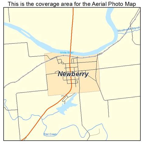 Aerial Photography Map Of Newberry In Indiana