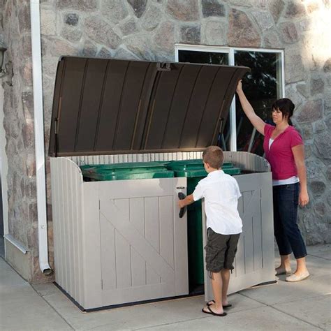 Outdoor Storage Shed For Garbage Cans Spring Me