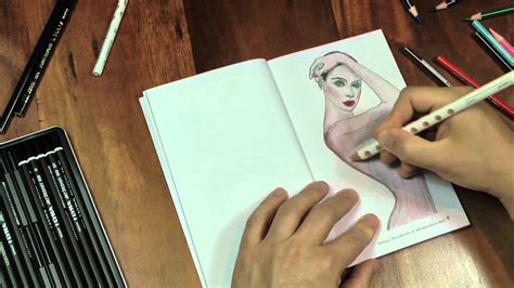 Practice Drawing Workbook 4 Female Nude Testing With Colors YouTube