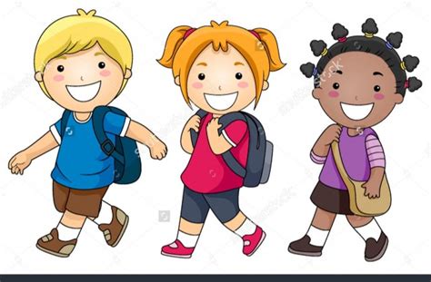 Student Walking Clipart Clipground