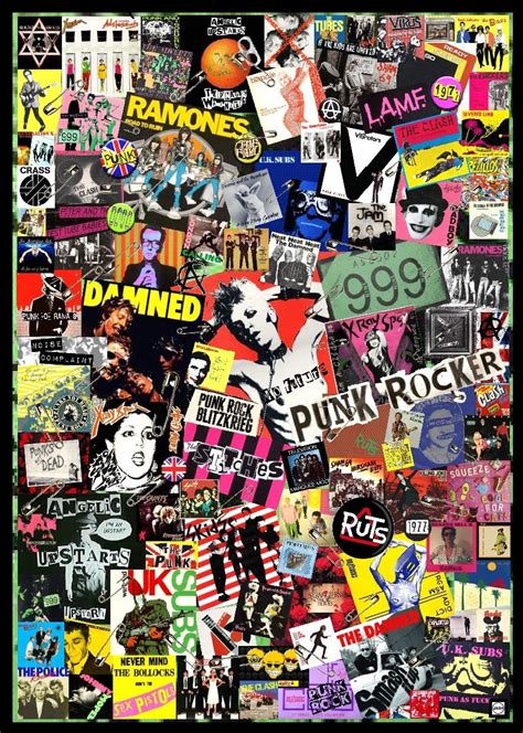 Punk Collage By Jash Jamieson Hintergrund