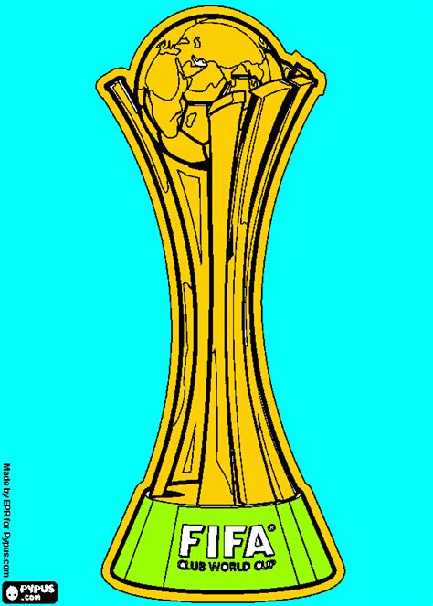 Copa Del Mundo Para Colorear Copa Del Mundo Para Imprimir