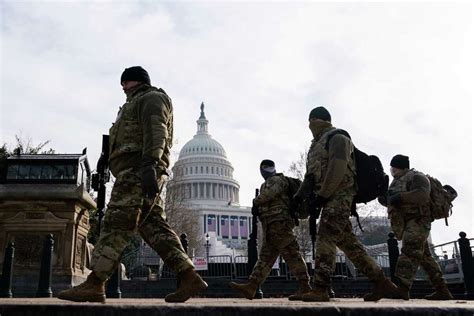 New York National Guard Troops In Dc For Inauguration