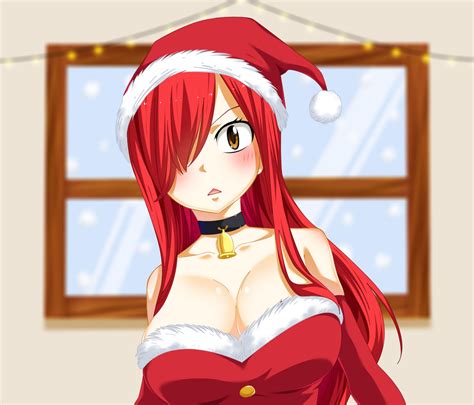 erza scarlet merry christmas omake by happryco on deviantart