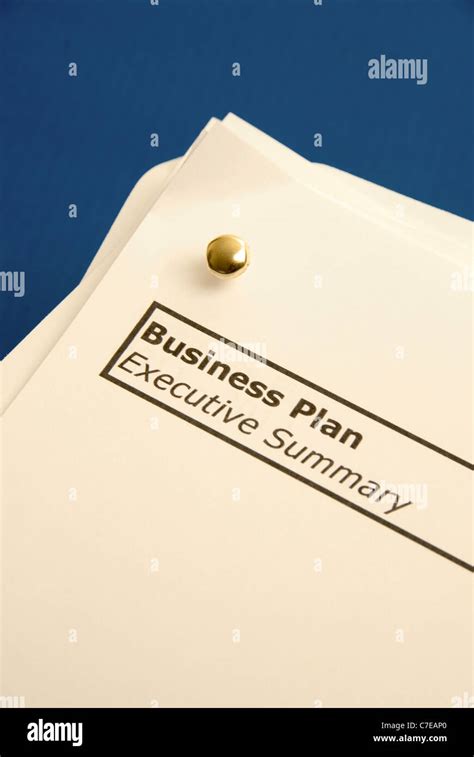Business Strategy Concept Image Business Plan Stock Photo Alamy