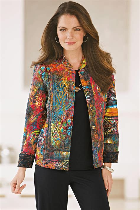Quilted Patchwork Jacket Is Also Reversible Giysiler Üst Giyim