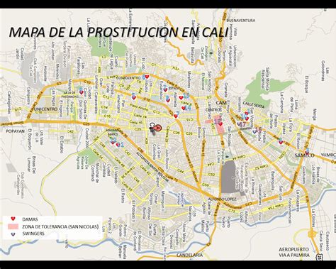 Mapa De Cali Colombia