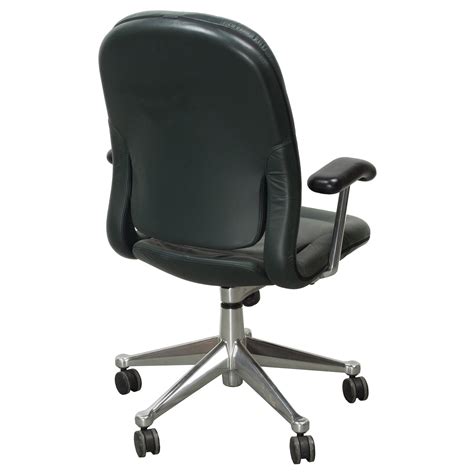 Herman Miller Equa Used High Back Leather Task Chair Green National