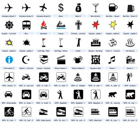 Os Map Symbols Poster In 2020 Map Symbols Os Maps Map