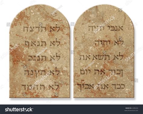 Powerpoint Template Ten Commandments Written On Stone Jjpmjjj