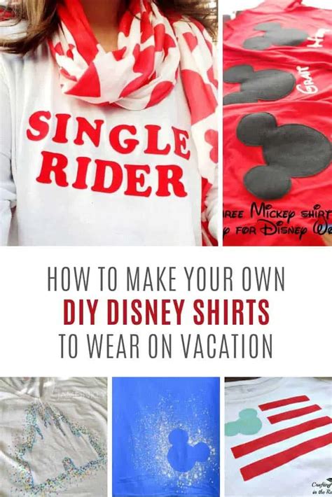 Diy Disney Shirts Cute Ideas For Your Next Vacation