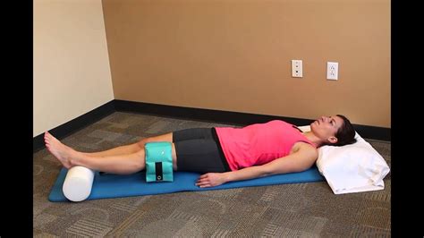 Supine Knee Extension Mobilization With Weight Youtube