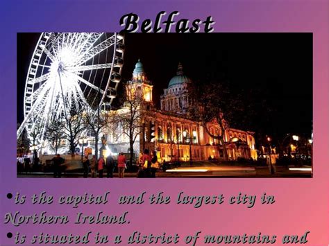 Northern ireland is sometimes referred to as ulster, although it includes only six of the nine counties which made up that historic irish province. Northern Ireland - презентація з англійської мови