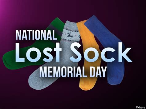 National Lost Sock Memorial Day