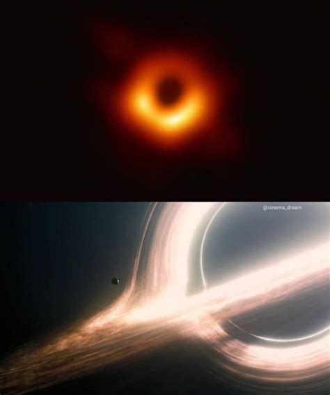 M87 Black Hole Vs Christopher Nolans Interstellar Black Hole Universe