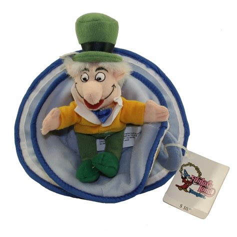 Disney Bean Bag Plush Mad Hatter Tea Cup Alice In Wonderland Inch