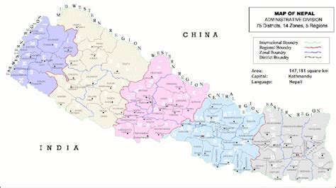 Map Of Nepal We All Nepali