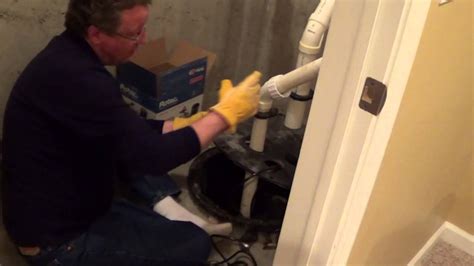 How To Install A Sump Pump With Radon Mitigation System Youtube