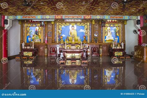 Justice Pao Buddha And Guan Yin Statue Stock Image Image Of Guanyin