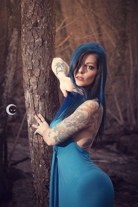 Ria Blue Dress In The Wood On Behance