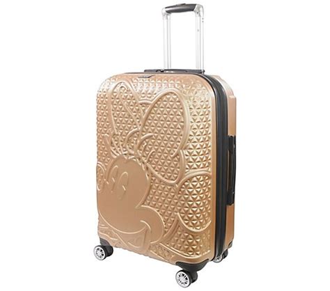 ful disney textured minnie mouse 25 hardsidedrolling luggage