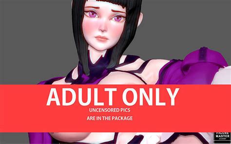 Juri Street Fighters Game Sexy Naked Nude Hentai Girl Anime 3d Model 3d